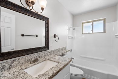 What a gem in Sun City! This home sits on a prime north/south on Sun City South Golf Course in Arizona - for sale on GolfHomes.com, golf home, golf lot