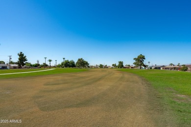 What a gem in Sun City! This home sits on a prime north/south on Sun City South Golf Course in Arizona - for sale on GolfHomes.com, golf home, golf lot