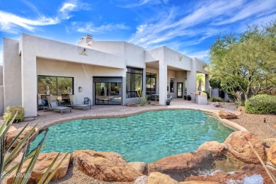 IMMEDIATE GOLF MEMBERSHIP AT CLOSE OF ESCROW.  Soft contemporary on Desert Highlands Golf Club in Arizona - for sale on GolfHomes.com, golf home, golf lot