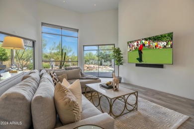 IMMEDIATE GOLF MEMBERSHIP AT CLOSE OF ESCROW.  Soft contemporary on Desert Highlands Golf Club in Arizona - for sale on GolfHomes.com, golf home, golf lot