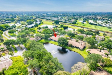 Stunning, Sunny Lakefront Corner Villa w/ 5 Feet wide Porcelain on Boca Delray Golf and Country Club in Florida - for sale on GolfHomes.com, golf home, golf lot