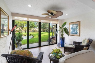 Stunning, Sunny Lakefront Corner Villa w/ 5 Feet wide Porcelain on Boca Delray Golf and Country Club in Florida - for sale on GolfHomes.com, golf home, golf lot