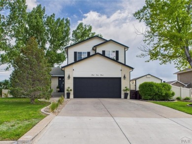 Experience luxury and comfort in this beautiful 2-story home on Desert Hawk At Pueblo West in Colorado - for sale on GolfHomes.com, golf home, golf lot