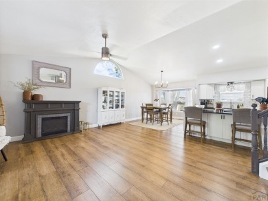 Experience luxury and comfort in this beautiful 2-story home on Desert Hawk At Pueblo West in Colorado - for sale on GolfHomes.com, golf home, golf lot