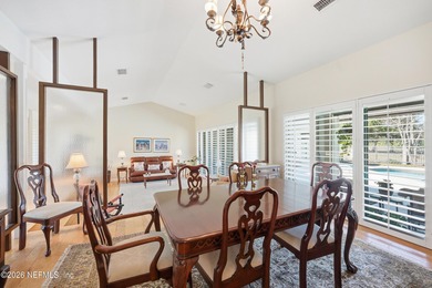 Vaulted ceilings and sunlit interiors define this elegant on The Deerwood Country Club in Florida - for sale on GolfHomes.com, golf home, golf lot