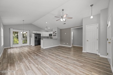 Looking for one story coastal NC living with no HOA? Here's your on Belvedere Country Club in North Carolina - for sale on GolfHomes.com, golf home, golf lot