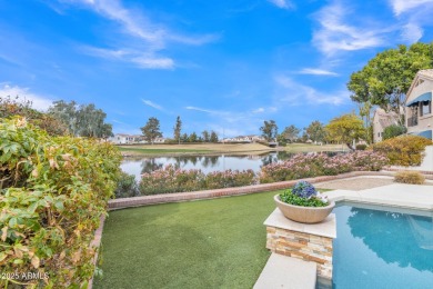 Waterfront home overlooking the 5th green of Ocotillo Golf on Ocotillo Golf Resort  in Arizona - for sale on GolfHomes.com, golf home, golf lot