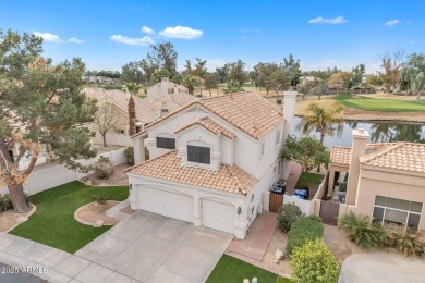 Waterfront home overlooking the 5th green of Ocotillo Golf on Ocotillo Golf Resort  in Arizona - for sale on GolfHomes.com, golf home, golf lot