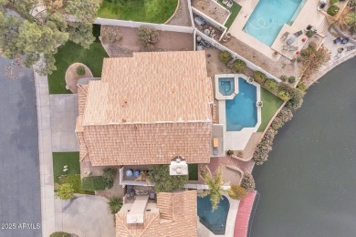 Waterfront home overlooking the 5th green of Ocotillo Golf on Ocotillo Golf Resort  in Arizona - for sale on GolfHomes.com, golf home, golf lot