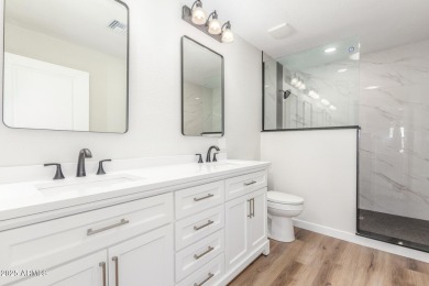 STUNNING REMODEL featuring RAISED CEILINGS, luxury wood-look on Sun Lakes Country Club in Arizona - for sale on GolfHomes.com, golf home, golf lot