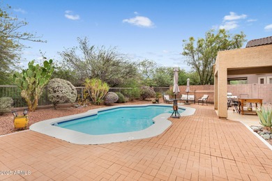 Welcome to your backyard oasis! This single-level home features on Las Sendas Golf Club in Arizona - for sale on GolfHomes.com, golf home, golf lot