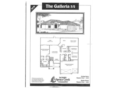 Privacy exists with this very rarely on the market Galleria, 3 on Eagle Ridge At Spruce Creek Country Club in Florida - for sale on GolfHomes.com, golf home, golf lot