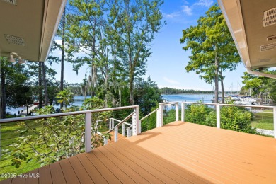Enjoy spectacular sunsets from nearly every room in this on Harbour Point Golf Club in North Carolina - for sale on GolfHomes.com, golf home, golf lot