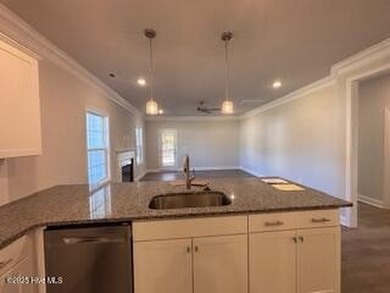 Home is complete. The 1727 floor plan by Adams Homes is a on River Landing Golf Course in North Carolina - for sale on GolfHomes.com, golf home, golf lot