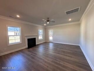 Home is complete. The 1727 floor plan by Adams Homes is a on River Landing Golf Course in North Carolina - for sale on GolfHomes.com, golf home, golf lot