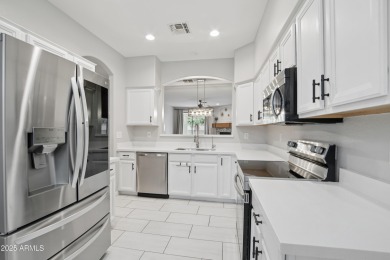 Welcome home! This beautiful move-in-ready, single-story home is on Estrella Mountain Ranch Golf Course in Arizona - for sale on GolfHomes.com, golf home, golf lot