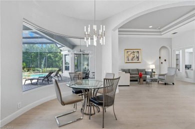 Experience the pinnacle of waterfront living at 18361 Verona on Miromar Lakes Golf Club in Florida - for sale on GolfHomes.com, golf home, golf lot