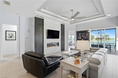 Experience the pinnacle of waterfront living at 18361 Verona on Miromar Lakes Golf Club in Florida - for sale on GolfHomes.com, golf home, golf lot
