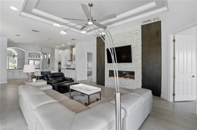 Experience the pinnacle of waterfront living at 18361 Verona on Miromar Lakes Golf Club in Florida - for sale on GolfHomes.com, golf home, golf lot