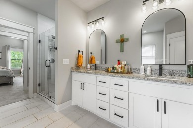 Welcome to this lovely 2-year-old home nestled in a quiet on Bella Vista Country Club - Highlands in Arkansas - for sale on GolfHomes.com, golf home, golf lot