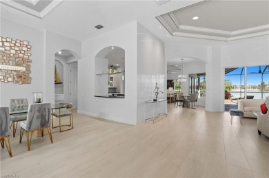 Experience the pinnacle of waterfront living at 18361 Verona on Miromar Lakes Golf Club in Florida - for sale on GolfHomes.com, golf home, golf lot