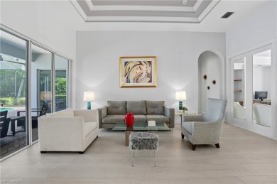 Experience the pinnacle of waterfront living at 18361 Verona on Miromar Lakes Golf Club in Florida - for sale on GolfHomes.com, golf home, golf lot
