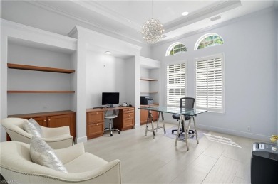 Experience the pinnacle of waterfront living at 18361 Verona on Miromar Lakes Golf Club in Florida - for sale on GolfHomes.com, golf home, golf lot