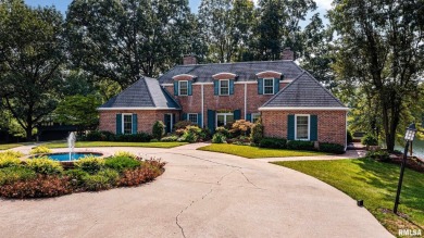 Nestled along the tranquil shores of a pristine lake, this on Carlinville Country Club in Illinois - for sale on GolfHomes.com, golf home, golf lot