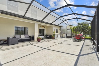 This 4 bedroom and 2.5 bath home has a great pond view, and is on Heritage Isles Golf and Country Club in Florida - for sale on GolfHomes.com, golf home, golf lot