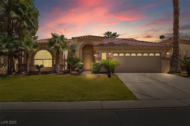 Experience resort-style living in this beautiful single-story on Rhodes Ranch Golf Club in Nevada - for sale on GolfHomes.com, golf home, golf lot