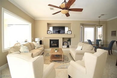 Experience resort-style living in this beautiful single-story on Rhodes Ranch Golf Club in Nevada - for sale on GolfHomes.com, golf home, golf lot