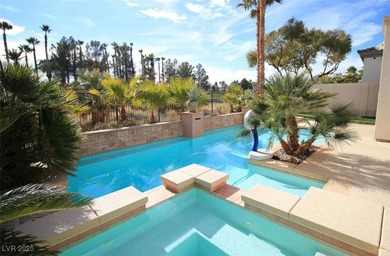 Experience resort-style living in this beautiful single-story on Rhodes Ranch Golf Club in Nevada - for sale on GolfHomes.com, golf home, golf lot