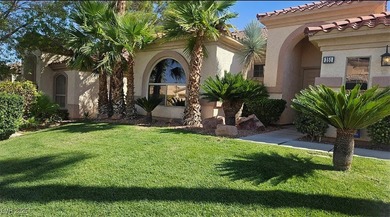Experience resort-style living in this beautiful single-story on Rhodes Ranch Golf Club in Nevada - for sale on GolfHomes.com, golf home, golf lot