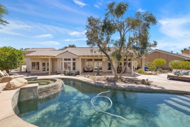 Located in the best 55+ community in the desert this unique on Mountain Vista Golf Course At Sun City Palm Desert in California - for sale on GolfHomes.com, golf home, golf lot
