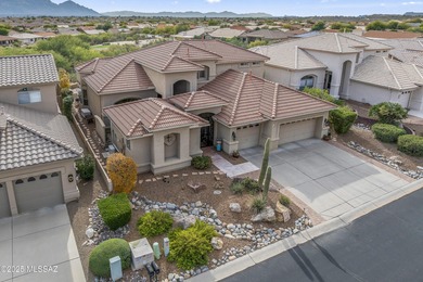 Wake up to panoramic, unobstructed mountain views from this on Saddlebrooke Golf Course in Arizona - for sale on GolfHomes.com, golf home, golf lot