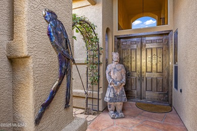 Wake up to panoramic, unobstructed mountain views from this on Saddlebrooke Golf Course in Arizona - for sale on GolfHomes.com, golf home, golf lot