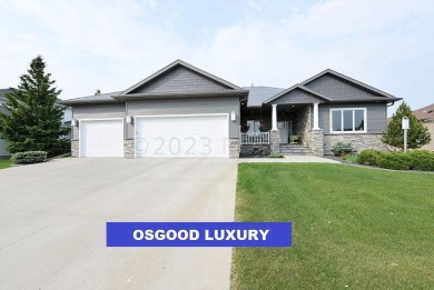 This elegant, one story home situated on the Osgood Golf Course on Osgood Golf Course in North Dakota - for sale on GolfHomes.com, golf home, golf lot