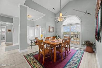 Experience resort-style living in this stunning waterfront home on Harbour Point Golf Club in North Carolina - for sale on GolfHomes.com, golf home, golf lot