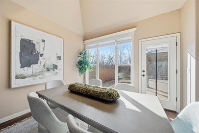 Stunning home backing to a private wooded preserve with on White Hawk Golf Club in Oklahoma - for sale on GolfHomes.com, golf home, golf lot