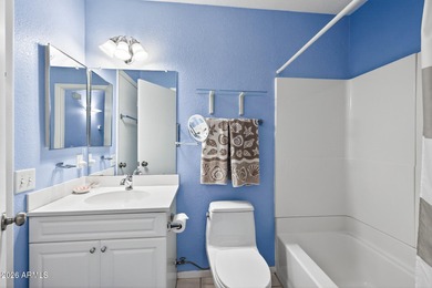 Turn-key condo and the perfect winter getaway. HVAC replaced in on Sun Village Golf Course in Arizona - for sale on GolfHomes.com, golf home, golf lot