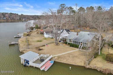 Beautiful prime lakefront property offering breathtaking on Golf Club of Macon in Georgia - for sale on GolfHomes.com, golf home, golf lot