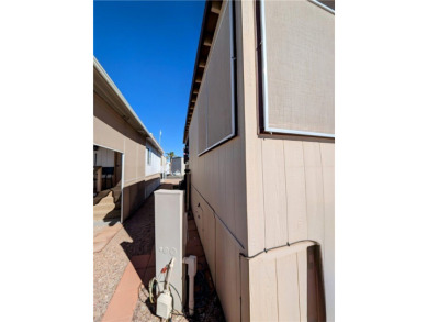 Welcome home to this amazing, rare 16-foot-wide park model with on Riverview Golf Course in Arizona - for sale on GolfHomes.com, golf home, golf lot