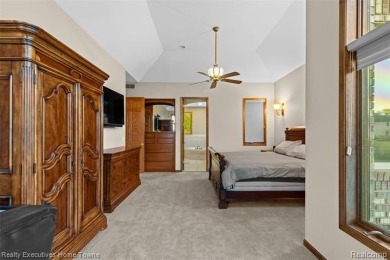 Located on one of Golfside's most desirable lots, this custom R on St Clair River Country Club in Michigan - for sale on GolfHomes.com, golf home, golf lot