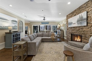 This Rustic Mountain Lodge is perfectly positioned on nearly a on Big Canoe Golf Club - Cherokee in Georgia - for sale on GolfHomes.com, golf home, golf lot