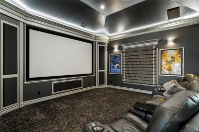 EXTRAORDINARY 2017 Ironwood Homes estate, situated on over 1 on The Patriot in Oklahoma - for sale on GolfHomes.com, golf home, golf lot