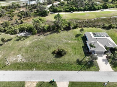 A cleared residential building lot backing up to the 1st Tee Box on Rotonda Golf and Country Club - Long Marsh  in Florida - for sale on GolfHomes.com, golf home, golf lot