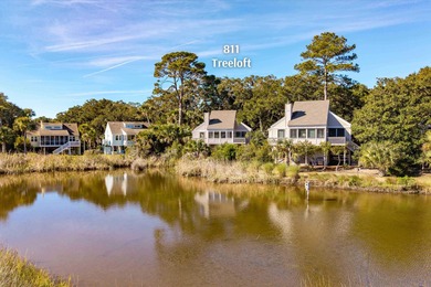 811 Treeloft Trace is a light-filled, marsh front villa with on The Seabrook Island Club in South Carolina - for sale on GolfHomes.com, golf home, golf lot