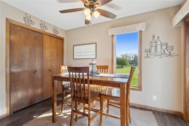 This stunning 4-bedroom, 2.5-bath home sits on a rare double lot on Hunters Ridge Golf Course in Iowa - for sale on GolfHomes.com, golf home, golf lot