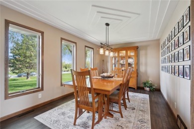 This stunning 4-bedroom, 2.5-bath home sits on a rare double lot on Hunters Ridge Golf Course in Iowa - for sale on GolfHomes.com, golf home, golf lot