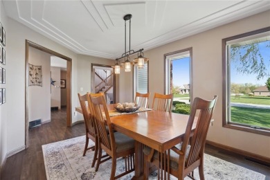 This stunning 4-bedroom, 2.5-bath home sits on a rare double lot on Hunters Ridge Golf Course in Iowa - for sale on GolfHomes.com, golf home, golf lot